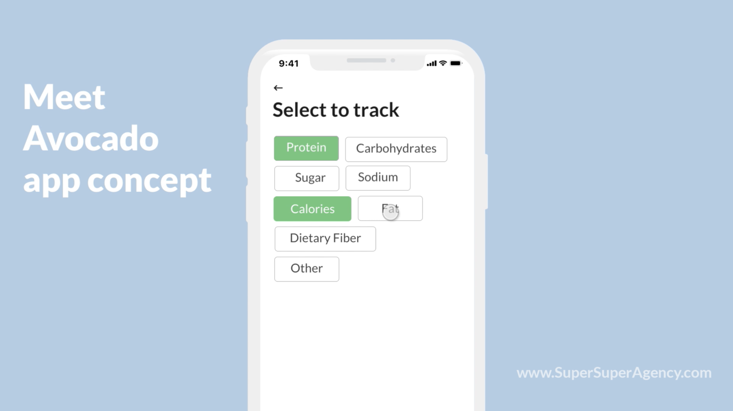  With Avocado you can not only get the information about your food but also keep track of that information so you can have an overview of your eating habits at one place.  After the initial setup, all the user has to do is point a camera at their food and the app does the calculating. It recognises the ingredients of your meal, then the whole meal. 